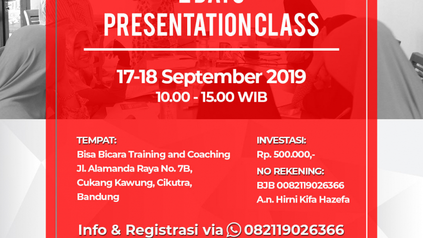 kelas presentasi 2 hari