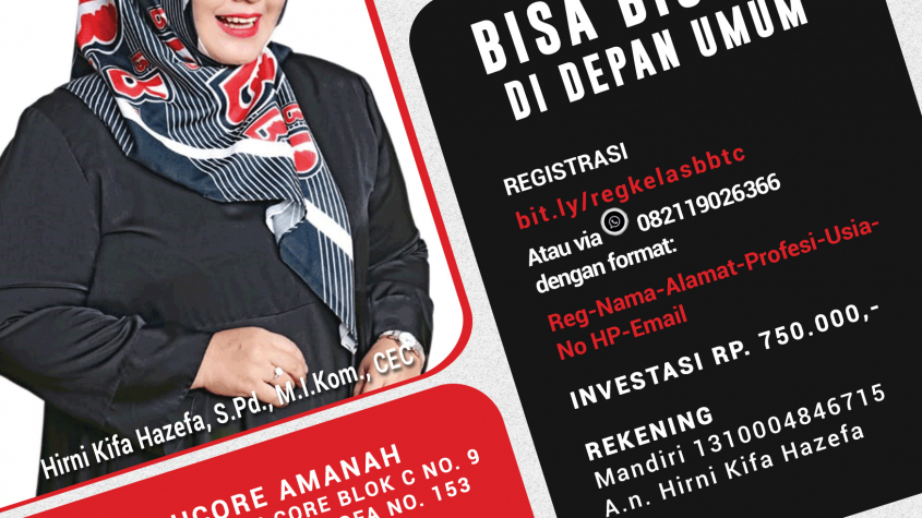Bisa Bicara di Depan Umum Sucore Amanah