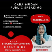 Cara Mudah Public Speaking Jan 2020