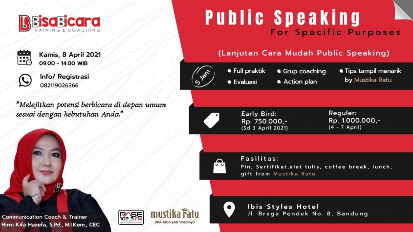 public speaking for specific purposes