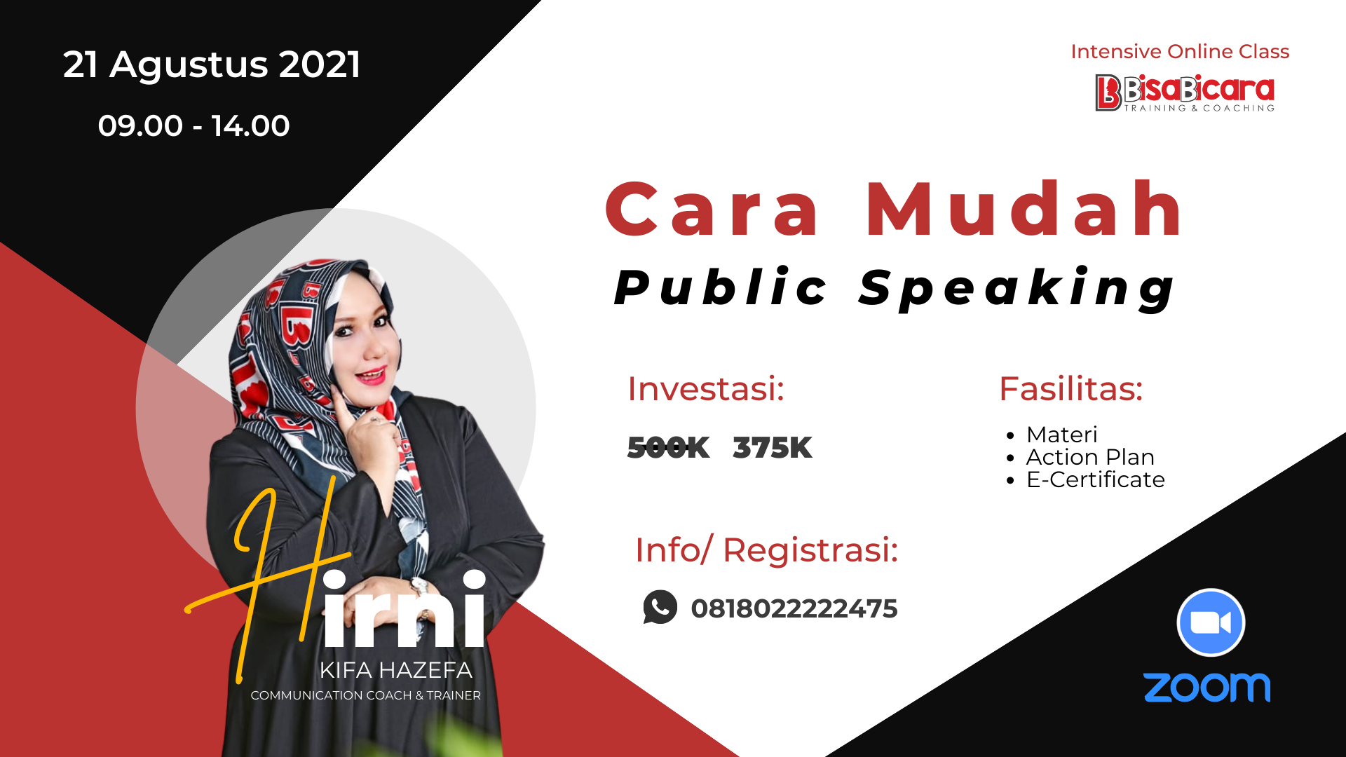 kelas public speaking online