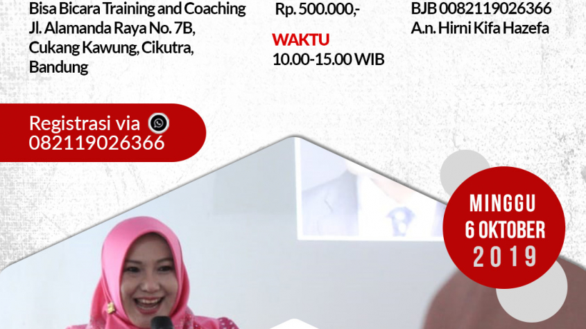 Cara Mudah Public Speaking Oktober 2019
